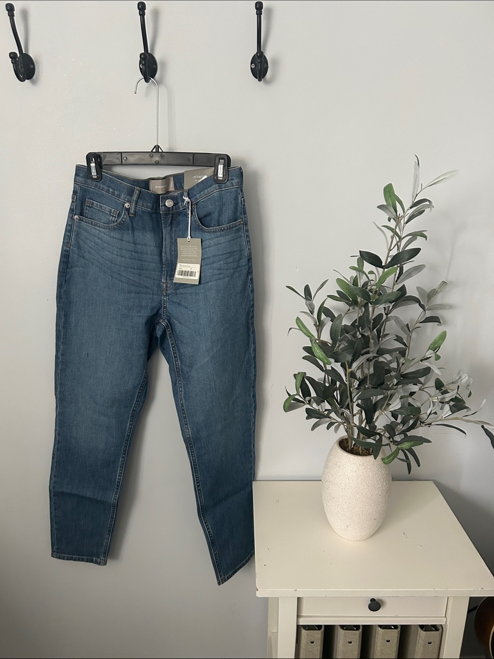 Women’s Everlane Mid Blue High-Rise Straight Jeans